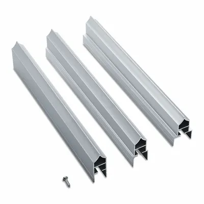 ASI GLOBAL PARTITIONS Aluminum Headrail for Phenolic Partitions - Headrails & Parts for Bathroom Partitions
