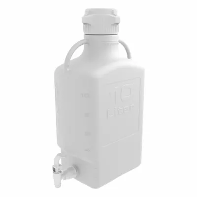 OEM Plastic Carboys - Dual-Handle Rectangular Carboys with Spigots