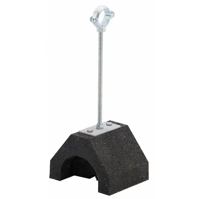 DURA-BLOK Support Block with Split-Ring Clamp, DBM-1-1/4 - Support Blocks with Split-Ring Clamp