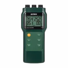 Handheld meter configured to measure Total Dissolved Solids and Salinity. Includes PH701 pH probe, pH calibration solutions (4, 7, and 10 pH), and conductivity calibration solution. Suitable for field or laboratory water quality testing.
