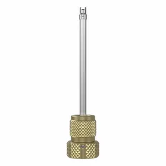 Replacement or accessory capture rod for FIELDPIECE VC1 manifold tool. Used in HVAC-R service to capture refrigerant samples or assist in system diagnostics. Enables field analysis of refrigerant composition and purity.