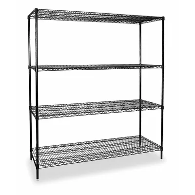 OEM Wire Shelving Unit: Starter - Stationary Wire Shelving for Wet & Dry Use