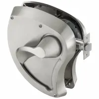 This SARGENT passage lever lockset is constructed from stainless steel with a satin stainless steel finish. It is ADA compliant and ligature-resistant, designed for behavioral health applications where minimizing ligature points is required. The lockset has no visual indicator message