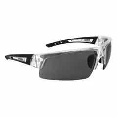 These DEWALT safety glasses from the Crosscut Series feature a clear frame and smoke lens. The padded comfort-fit design supports extended wear. Typical applications include impact protection in industrial environments such as machining, material handling, and general plant operations.