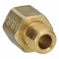 PARKER Metal Pipe Straight: Straight, 1/8 in x 1/8 in, Female NPT Threaded x Male NPT Threaded (MPN 222P-2-2)