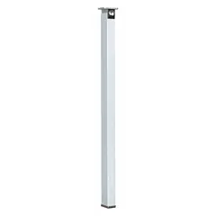 This keyed removable mullion is constructed of stainless steel and measures 84 inches in height by 3 inches in width. It is designed for use in commercial door openings where temporary removal is needed for wide passage of equipment or large loads, while maintaining security when locked.