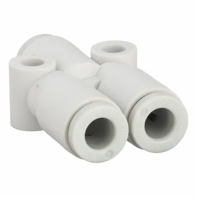 SMC KQ2U04-00A Push-Fit Wye Fitting - Polybutylene & Brass Tube Fittings