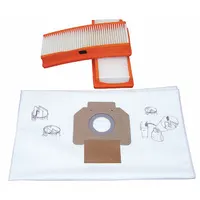 This NILFISK cartridge filter is a HEPA dry-type filter made of paper material, designed for use with Nilfisk shop vacuums. It captures fine dust and particulates in industrial, commercial, and workshop environments during dry vacuuming tasks