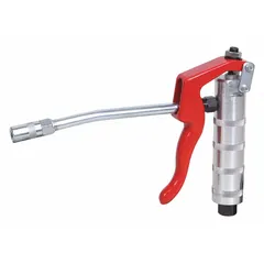 This non-metered manual dispense gun features a steel nozzle body and a 1/8 in connection size. It is designed for controlled fluid dispensing from drums or containers in applications such as lubrication, chemical handling, and workshop fluid transfer.