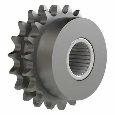 BREWER MACHINE & GEAR Idler Sprocket: For 100 Chain Size, Steel, 11 Teeth - Needle Bearing Idler Sprockets with Hub