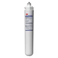 Quick-connect water filter for drinking fountains and beverage machines. Reduces sediment using activated carbon media. Flow rate: 1.7 gpm. Capacity: 12,600 gallons. Manufacturer part number: CFS9112-EL