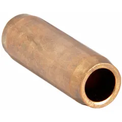 Threadless compression coupling for joining ground rods. Accommodates conductor sizes #8 SOL to #2 STR. Used in grounding systems for electrical installations.