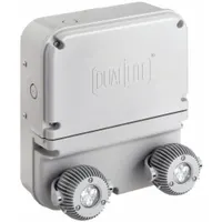 Emergency Lights: 6 W Lamp Watt, 12 W Emergency Watt, 120V AC, 2 Lamp Heads, Plastic, Surface, Gray (MPN DYN12-06L)