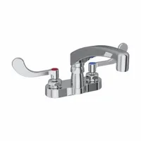 ELKAY Handle-Operated Faucet: Elkay®, Brass, Centerset, Deck, 2 Mounting Holes, 1.5 gpm Flow Rate (MPN LK406AT08T4)