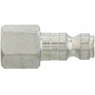 PARKER Quick Connect Hose Coupling: 1/4 in Body Size, 1/4 in Hose Fitting Size - Tru-Flate Automotive Steel Quick-Connect Air Coupling Plugs