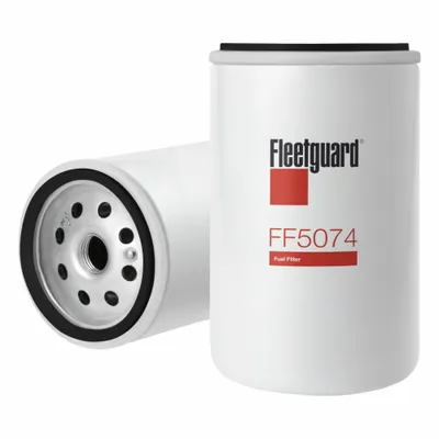 FLEETGUARD Automotive Fuel Filter: Spin-On, 12 13/16 in Overall Lg, 3 1/16 in Outside Dia - Spin-On Fuel Filters