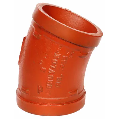 GRUVLOK 22 1/2° Grooved Pipe Elbow - Grooved Pipe Fittings