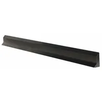 Aluminum mirror guard with bright aluminum finish. Used in institutional bathrooms to cover mirror edges and reduce ligature attachment points. Suitable for settings where safety and clean appearance are required