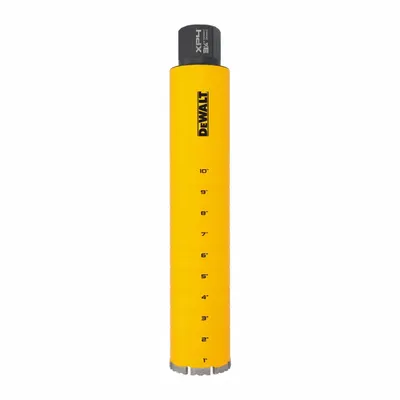 DEWALT DW55017 Diamond-Tipped Core Bit for Wet Coring - Diamond-Tipped Core Bits for Wet Coring
