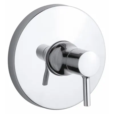 KOHLER K-TS8981-4-CP Metal Valve Trim, Polished Chrome, Lever Handle - Handle & Trim Kits for Bathtubs & Showers