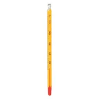 THERMCO Liquid In Glass Thermometer: 24°C to 130°C, Full Immersion, 135 mm Immersion Dp, Celsius (MPN ACC24130S)