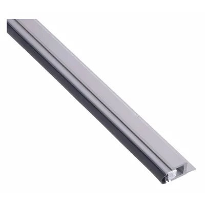 NATIONAL GUARD 140SA-84" Silicone Door Astragal, Black, 7 ft, Screw-In - Door Astragals & Meeting Stiles