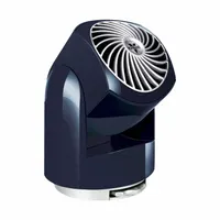 This VORNADO compact fan is a stationary, non-oscillating unit with an open design, operating on 120V AC single-phase power. It features 2 speeds and a housing made of ABS plastic. Suitable for spot cooling in industrial or commercial environments where directed airflow is needed for equipment or workstations