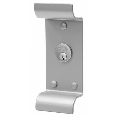 SARGENT 814HTB EN Mechanical Exit Device Trim, Night Latch Pull, Aluminum - Trim, Handles & Pulls for Exit Push Bars