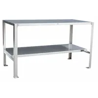 JAMCO Work Table: Fixed Ht, Stainless Steel, 48 in x 24 in, 1,500 lb Overall Load Capacity (MPN YE248)
