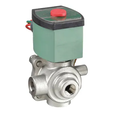 REDHAT Solenoid Valve: 4-Way, 1/4 in Pipe Size, 110V AC/120V AC - 4-Way/2-Position, Configurable Solenoid Valves