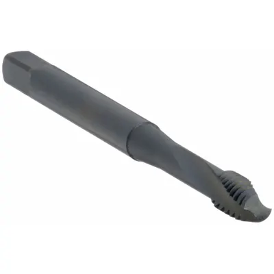OSG Spiral-Flute Tap: #8-32 UNC, H6 / 2B, 2 Flute, Modified Bottoming Chamfer - Spiral-Flute Taps for Steel & Stainless Steel