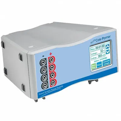 COLE-PARMER Touch Power Supply, 8 1/2 in L x 6 1/4 in W - Electrophoresis Supplies