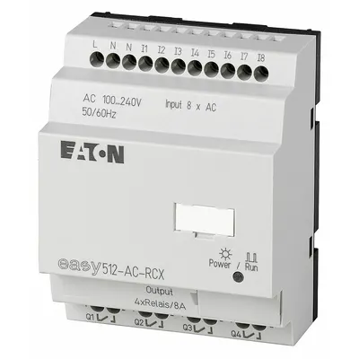 EATON Easy E4 Smart Relay, EASY-E4-AC-12RCX1 - Eaton Easy E4 Smart Relays