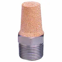 ARROW PNEUMATICS Muffler: 1/2 in BSP, 57 scfm, Steel, 40 micron, Bronze, 57 dB NRR (MPN ASP-4BS)