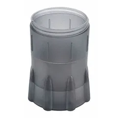 Stainless steel grinding chamber for use with the IKA A 11 Basic Analytical Mill (model 0002900001). Designed for dry grinding of hard, brittle materials in laboratory sample preparation. Compatible with part number 60EK49.