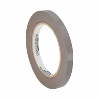 PTFE slick surface tape constructed from silicone and polytetrafluoroethylene film. Provides low-friction, non-stick properties and chemical resistance. Used for release applications, high-temperature masking, and electrical insulation in industrial settings