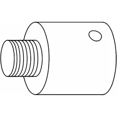 This electromagnetic door holder and release is constructed from aluminum and operates in fail-safe mode. It holds doors open under power and releases to allow door closure when power is interrupted. Typical applications include fire-rated door assemblies in commercial and institutional settings where automatic door closing is required upon power loss.