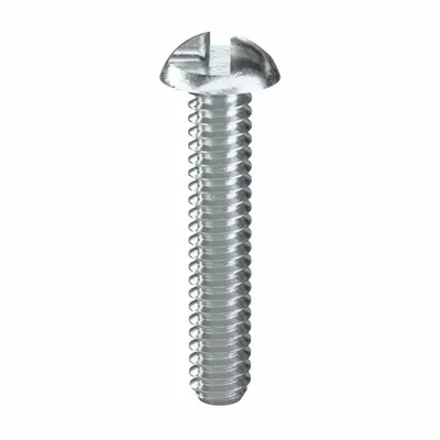 TAMPER-PRUF SCREW Tamper Resistant Screw: #6-32 Thread Size, 3/4 in Lg, Steel, Zinc-Plated - Round Head Tamper-Resistant Machine Screws