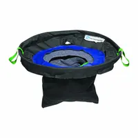 This adjustable-frame insert street drain filter captures fuels from stormwater runoff. It measures 25 inches long by 25 inches wide and handles a maximum flow rate of 345 gallons per minute. Suitable for use in industrial, municipal, and commercial settings to prevent fuel contamination from entering waterways