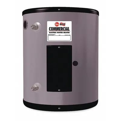 RHEEM Electric Water Heater: 208V, 19.9 gal, 2,000 W, Single Phase, 25.12 in Ht - Compact Commercial Electric Water Heaters