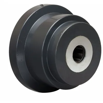 OEM Single-Flange Track Wheel, 4 1/2 in Dia, 1 5/8 in Wd, 3,000 lb, Steel - Single-Flange Track Wheels