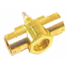 Two-way zone valve with 3/4" NPT connections and a flow coefficient (Cv) of 7.0. Brass valve body operates with a 24 VAC actuator. Used in hydronic heating and cooling systems to control water flow to individual zones.