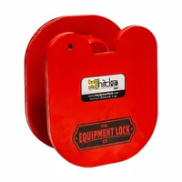 Hardened steel pin and lock for Class II trailer hitches. Powder-coated finish. Includes two keys. Suitable for securing hitches in towing applications