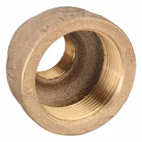 This threaded low-pressure pipe fitting is a straight reducer used to connect pipes of different diameters in potable water systems. Made of brass with a Class 125 rating, it is suitable for residential, commercial, and industrial water supply applications. Maximum operating pressure is 200 psi
