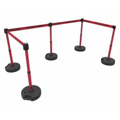 BANNER STAKES Belt Barrier System - Retractable Belt Barrier Systems