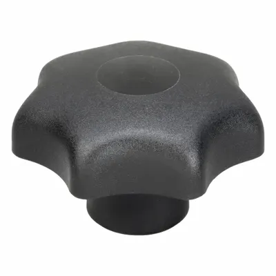 KIPP 7-Arm Knob with Threaded Hole - 7-Arm Knobs with Threaded Hole