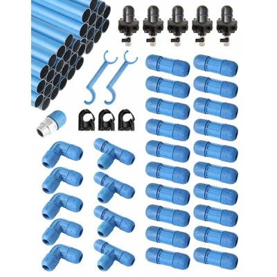 RAPIDAIR Compressed Air Aluminum Tubing Kit - Compressed Air Aluminum Tubing Kits