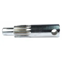 OEM replacement pinion for use with model 4Z329J. Transfers motion within industrial equipment for mechanical power transmission. Suitable for maintenance and repair applications requiring precise gear engagement.