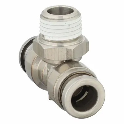 SMC KQG2T07-N01S Stainless Steel Tube Fitting, 1/4 in - Stainless Steel Tube Fittings