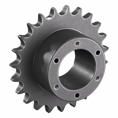 TRITAN Bushed Roller Chain Sprocket: For 60 Chain, 23 Teeth, 5.508 in Pitch Dia - Size 60 Bushed-Bore Roller Chain Sprockets